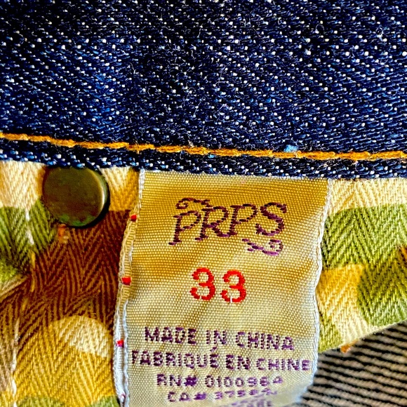 COPY - 🔥Vintage PRPS Denim Suppliers Jeans. Like new, No tags but never worn. - Picture 7 of 13